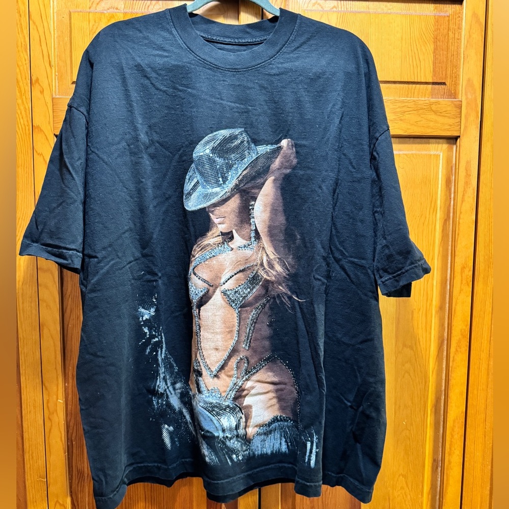 Beyonce The Renaissance World Tour T-Shirt Casual Cowboy Size XXL